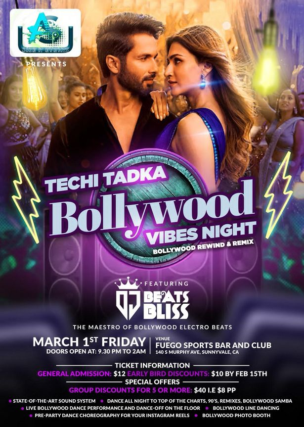 Techi Tadka Bollywood Vibes Night