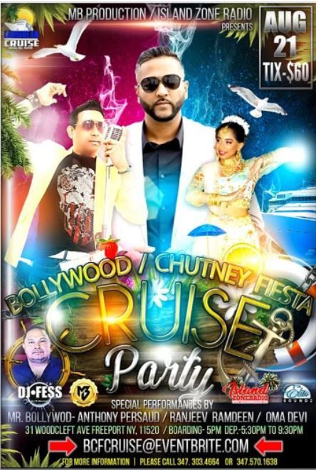 Bollywood Chutney Fiesta Cruise Party