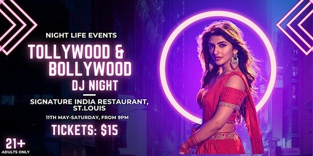 Tollywood & Bollywood Party St Louis