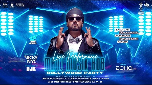 Bollywood Party With Live Performance By Manj Musik Rdb