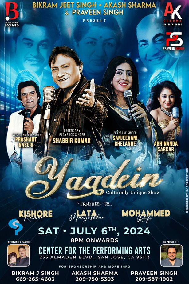 Yaadein - Live In Bay Area 2024