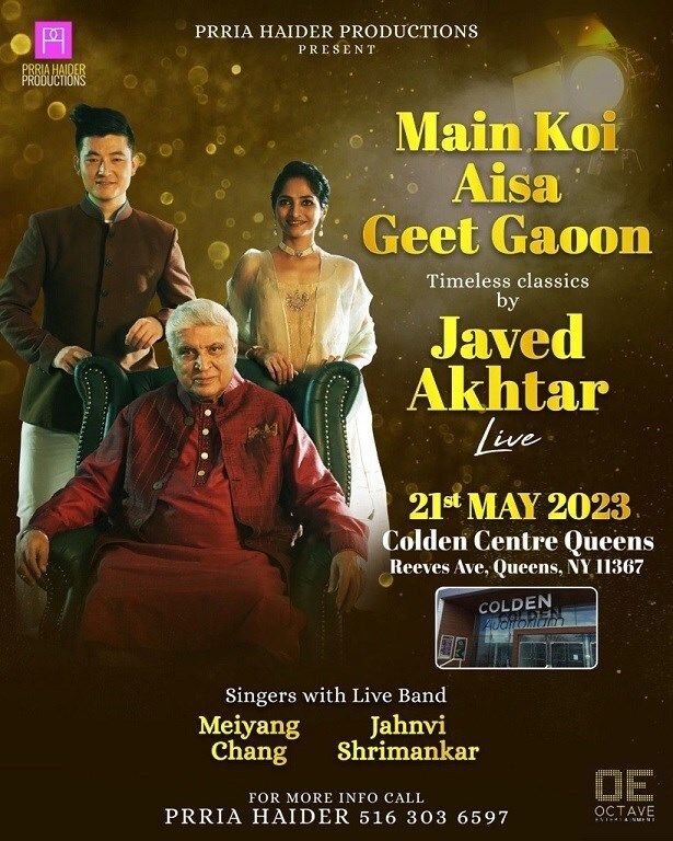 Main Koi Aisa Geet Gaoon By Javed Akhtar Live In New Jersey