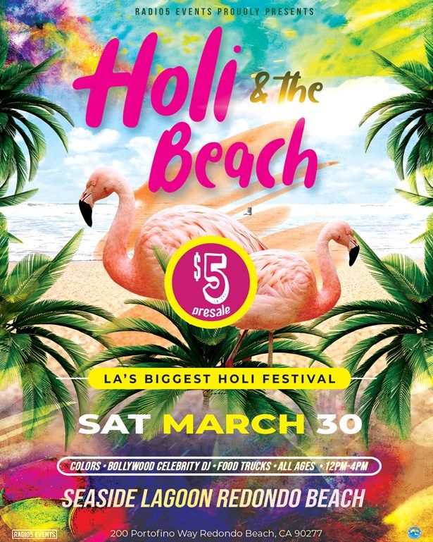 Holi And Beach