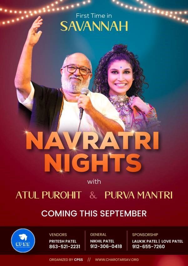 Navratri Nights With Atulpurohit And Purva Mantri In Savannah