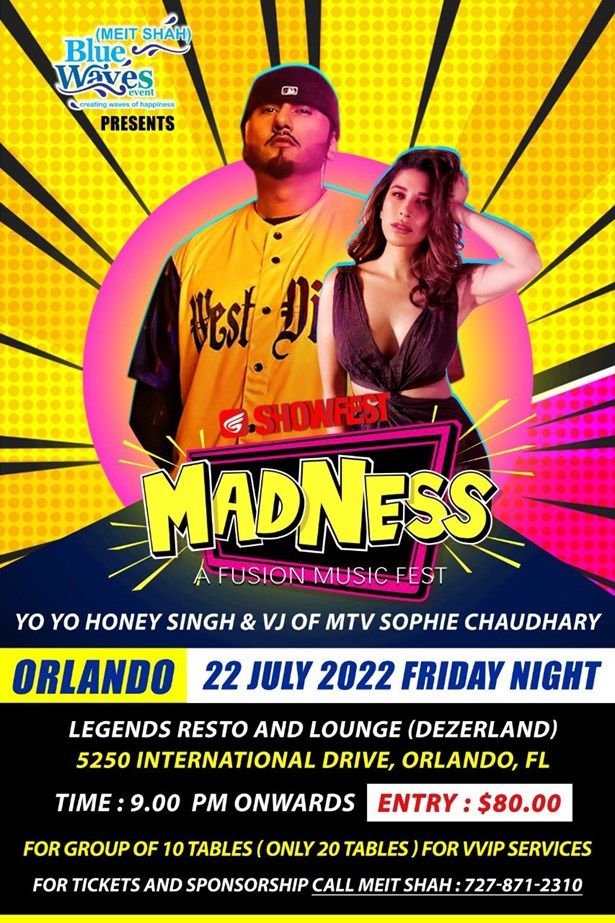 Madness - With Yo Yo Honey Singh And Sophie Choudry Live In Orlando