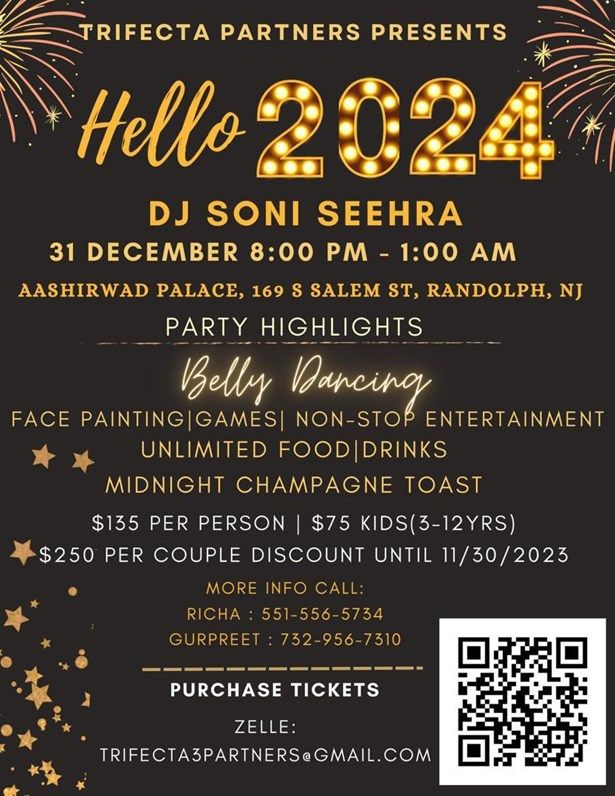 Hello 2024 New Year Party
