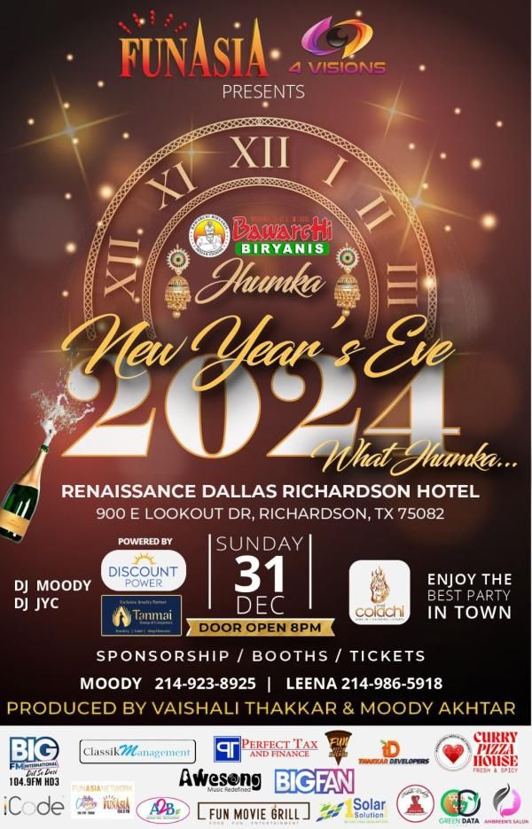 Jhumka 2024 New Year's Eve Gala by FunAsia