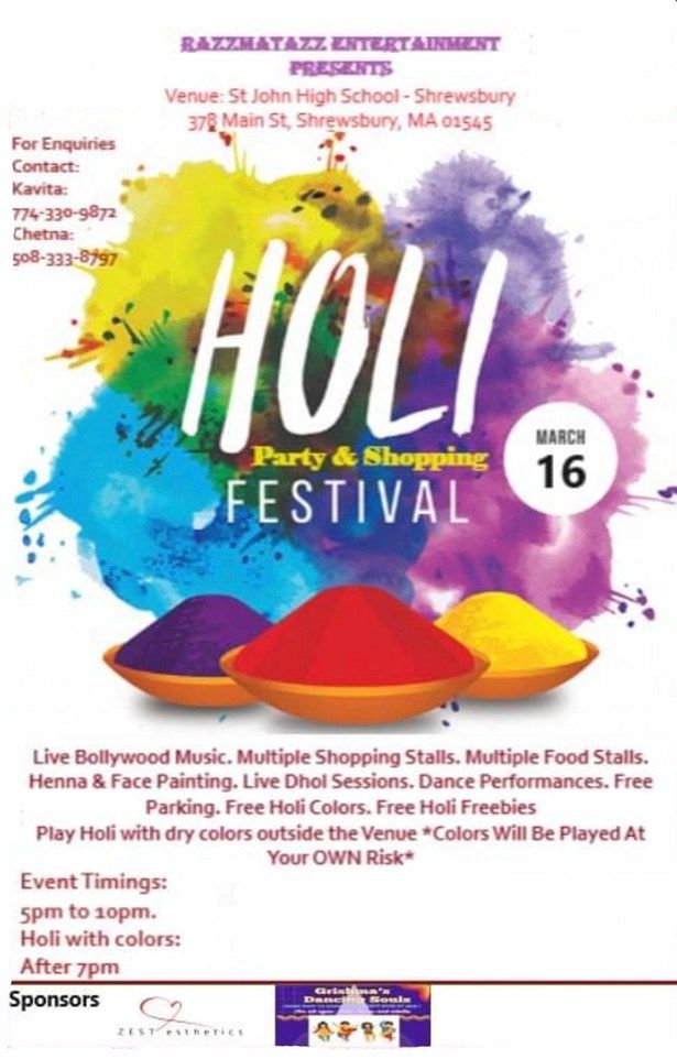 Holi (Club) Party & Shopping Festival