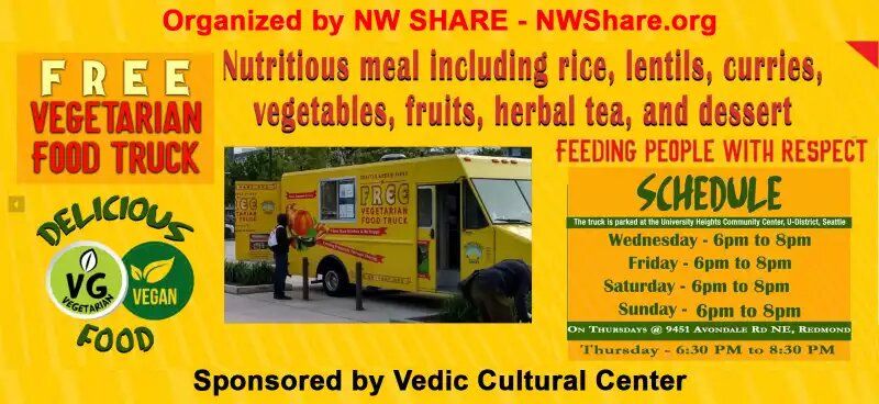 Free Vegetarian Food Truck