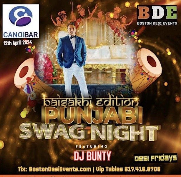 Baisakhi Edition Punjabi Swag Night  Desi Fridays Candibar W/dj Bunty