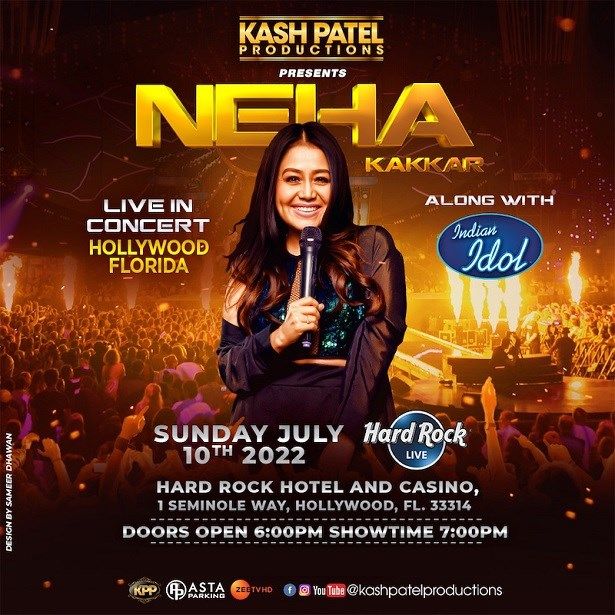 Neha Kakkar W/ Indian Idol  Live In Concert  Hollywood
