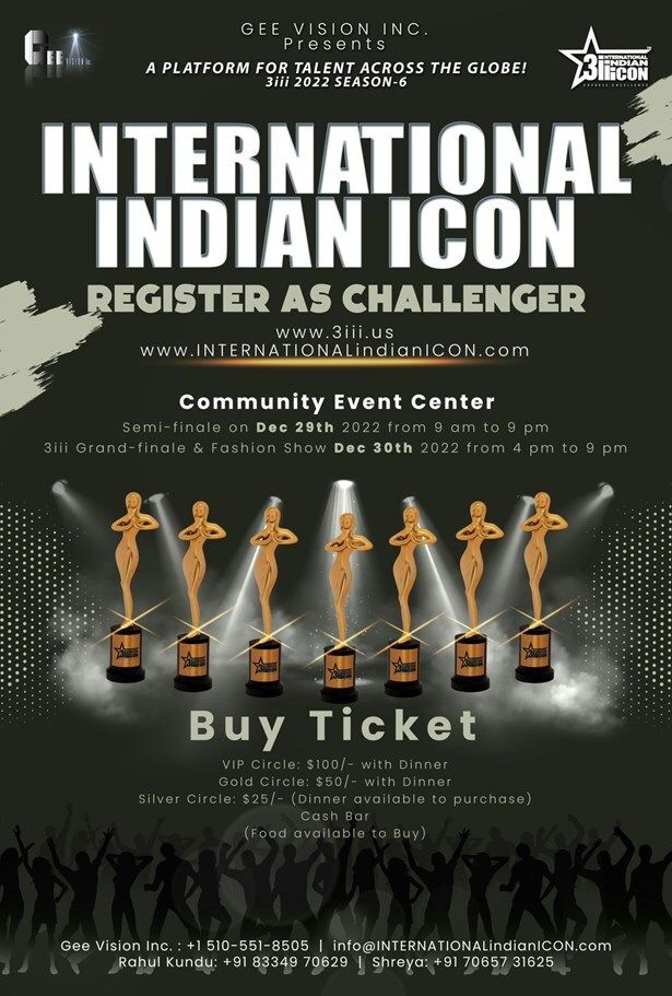Register As Challenger To Challenge Semi-finalists Of International Indian Icon